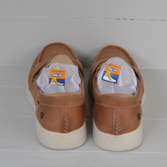 Skechers Slip-ins: BOBS Arch Comfort Sunfest Women sz 8 114246 Tan NEW - Picture 6 of 8